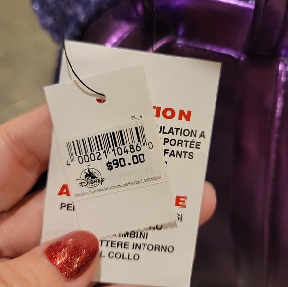 NWT Disney Loungefly Purple Potion sequin - Picture 10 of 11